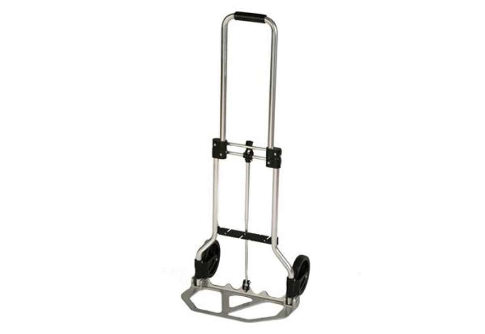 Immagine di Carrello portapacchi Serena Group in alluminio e plastica grigio/nero 38x96 cm - GZS50