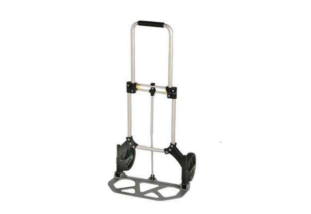Immagine di Carrello portapacchi Serena Group in alluminio e plastica grigio/nero 48x98 cm - GZS100