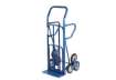 Immagine di Carrello in acciaio Serena Group 55 x 52-80 x h. 140 cm blu portata 150 kg - manico singolo - HT4028