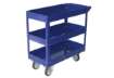 Immagine di Carrello in acciaio Serena Group a 3 ripiani blu 84x41x82 cm - portata 100 kg TC4103