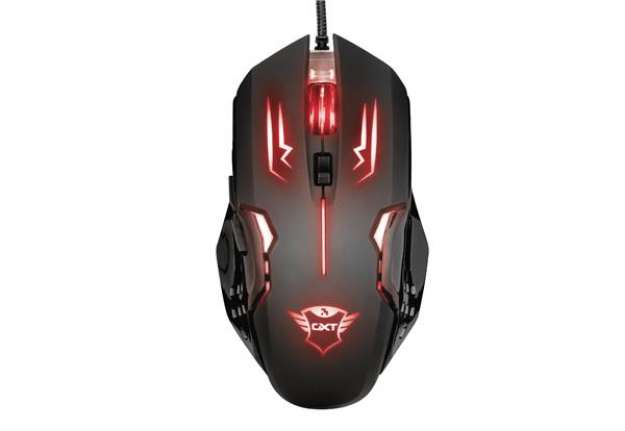 Immagine di Mouse da gioco illuminato GXT 108 RAVA - con filo - Trust