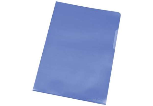 Immagine di Cartellina a L Q-Connect ppl ecologico A4 blu conf. da 100 - KF00307