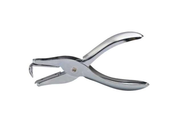 Immagine di Levapunti universale Q-Connect metallo nichelato argento KF15934