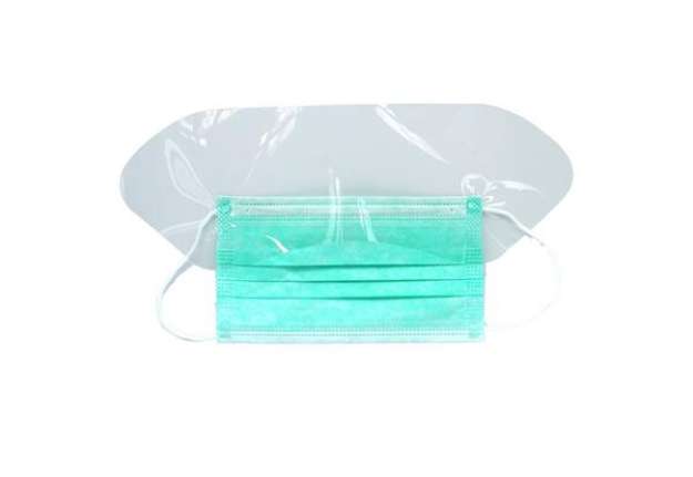 Immagine di Mascherina chirurgica - con visiera paraschizzi - PVS