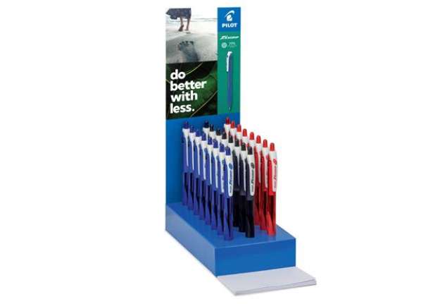 Immagine di Penna a sfera Rexgrip - punta 1.0 mm - colori assortiti - Pilot - expo 40 pezzi