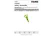 Immagine di Forbici per bambini 100% in plastica - Dahle modello verde con Dinosauro R054678