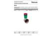 Immagine di Cestino gettacarte 15 lt - 295 mm x h. 325 mm Methodo blu X851105
