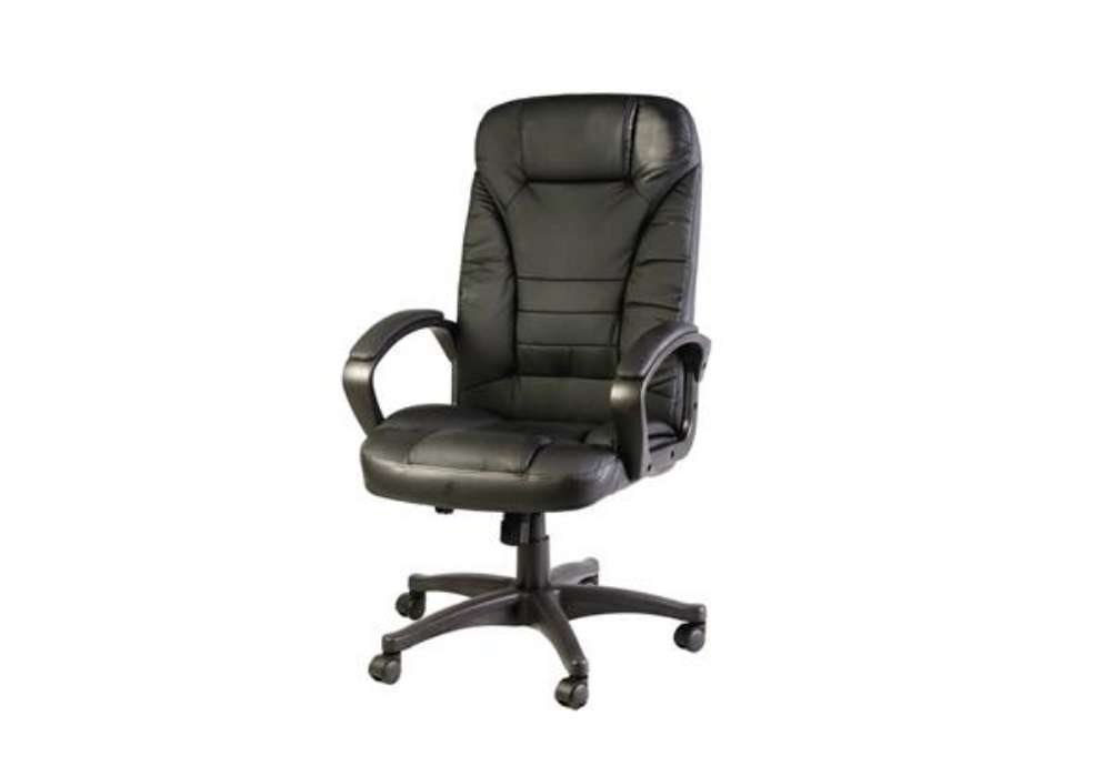 Immagine di Poltrona presidenziale Serena Group Portland in PU nero HC5842