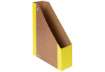 Immagine di Portariviste in cartone formato A4 dorso 8 cm Donau giallo 3550001FSC-11