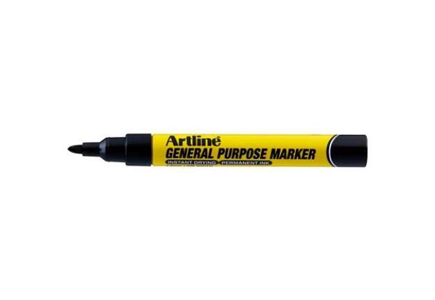 Immagine di Marcatore permanente General Artline - punta tonda 1,5 mm nero A GPM/N
