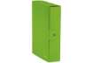 Immagine di Scatola portaprogetti Leitz WOW in cartone - dorso 8 cm - formato 25x35 cm lime metallizzato 3967005