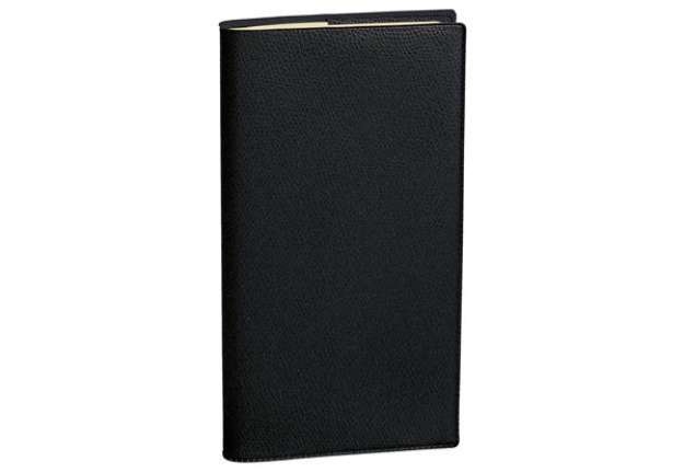 Immagine di Agenda settimanale Planital 2026 - c/spirale - copertina Impala - 8,8 x 17 cm - nero - Quo Vadis