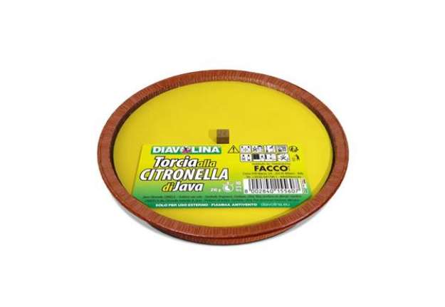 Immagine di Torcia da esterno alla citronella di Java Diavolina - durata 10 ore - 15560