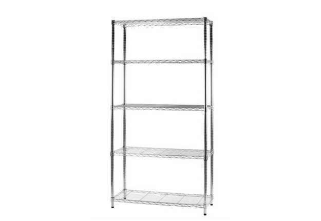 Immagine di Scaffale a 5 ripiani Serena Group Archimede in acciaio grigio - ZN1436-5