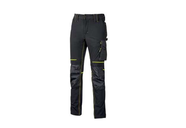 Immagine di Pantalone da lavoro U-Power ATOM Black Carbon - taglia 2XL PE145BC-XXL