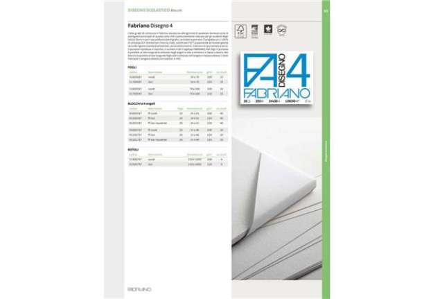Immagine di Album da disegno Fabriano F4 220 g/m² 70x100 m 25 fogli ruvidi - 51600597