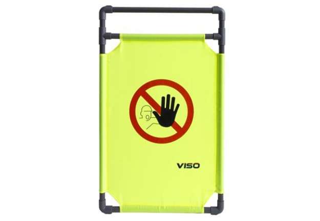 Immagine di Estensione per barriera Viso Travolite - Grigio/Giallo - 570x1000 mm TRAVOLITEX1