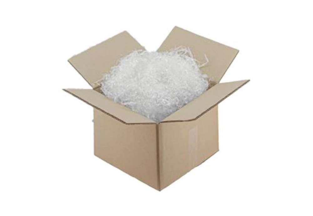 Immagine di Trucciolo da imballaggio - PP - trasparente - biodegradabile - 1 kg