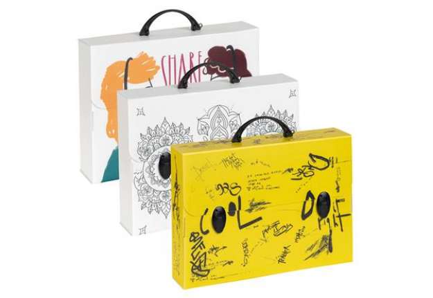 Immagine di Valigetta polionda Smart - 27 x 37,5 cm - dorso 8 cm - fantasie assortite - Favorit