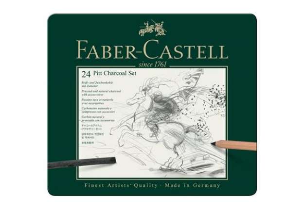 Immagine di Set belle arti Faber Castell Monochrome charcoal - 112978