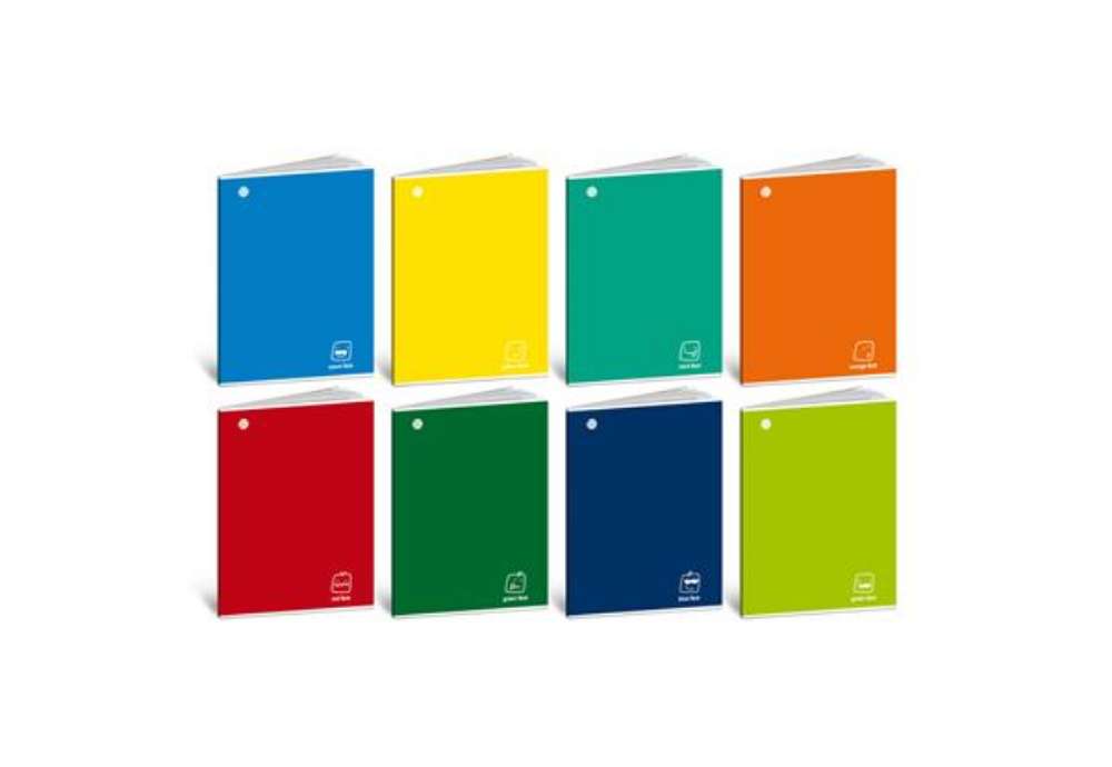 Immagine di Maxi quaderno Blasetti Colorface A4 - 100 g/m² - 18+1 ff - B - colori assortiti - conf. 10 pezzi - 5