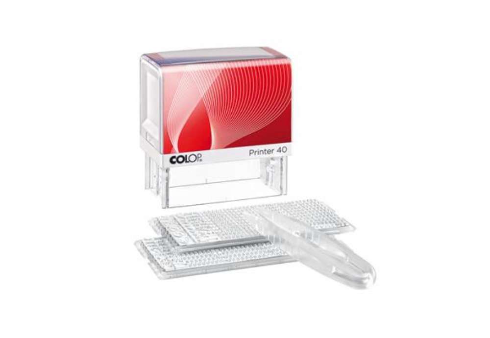 Immagine di Timbro autoinchiostrante componibile Colop 23x59 mm - Printer 40/2 PR40SET/2