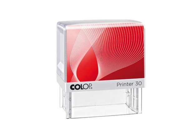 Immagine di Timbro rettangolare Colop Printer G730 18x47 mm bianco - PR30G7.BI