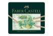 Immagine di Astuccio in metallo matite Faber- Castell Pitt Pastel - colori assortiti - conf.24 pezzi - 112124
