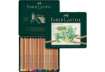 Immagine di Astuccio in metallo matite Faber- Castell Pitt Pastel - colori assortiti - conf.24 pezzi - 112124
