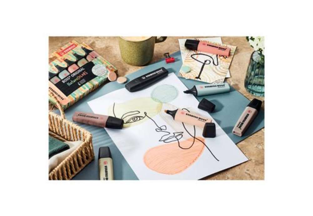 Immagine di Espositore 30 evidenziatori Stabilo Boss Nature Colors - colori assortiti - 70/30-2-2