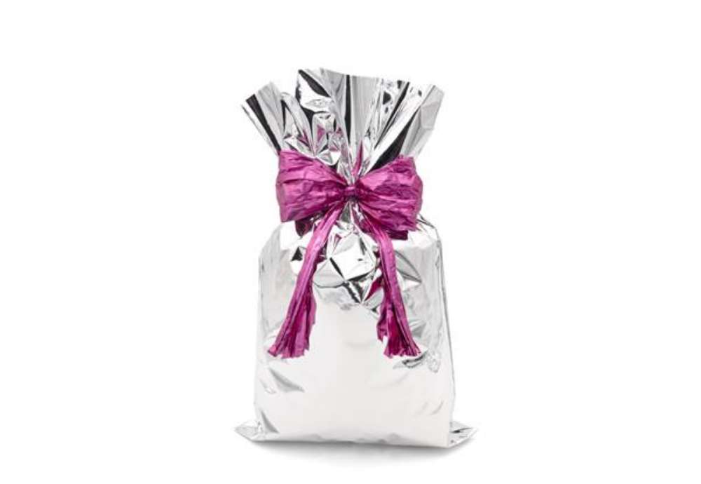 Immagine di Buste regalo metallizzate Italpak - formato 40x60 cm - conf. 25 pz argento X007000406000