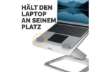 Immagine di Supporto per laptop Fellowes Hana™ ergonomico 10,2 x 34,2 x 39,6 cm bianco 100016995