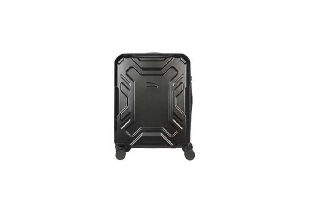 Immagine di Trolley da viaggio Tucano Iron - 40 litri - design industriale - nero - BTRIR-S-BK