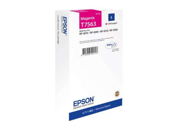 Immagine di Epson - Tanica - Magenta - T7563 - C13T75634N  - 14ml