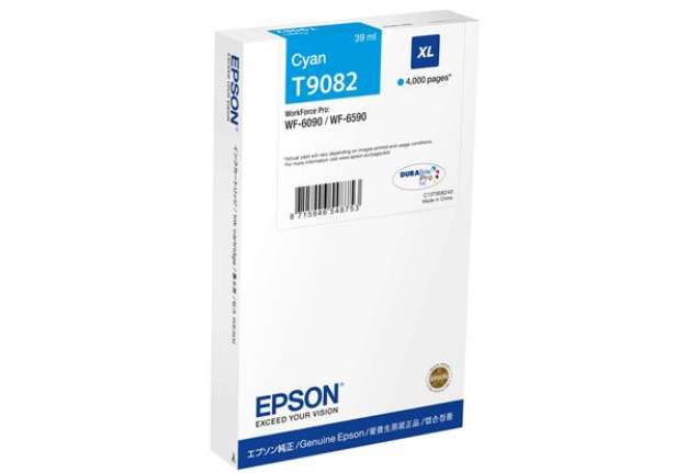 Immagine di Epson - Tanica - Ciano - T9082 - C13T90824N - 39ml