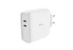 Immagine di Alimentatore 2 porte USB-C 65W Trust Maxo - colore bianco - 25381