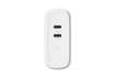 Immagine di Alimentatore 2 porte USB-C 65W Trust Maxo - colore bianco - 25381