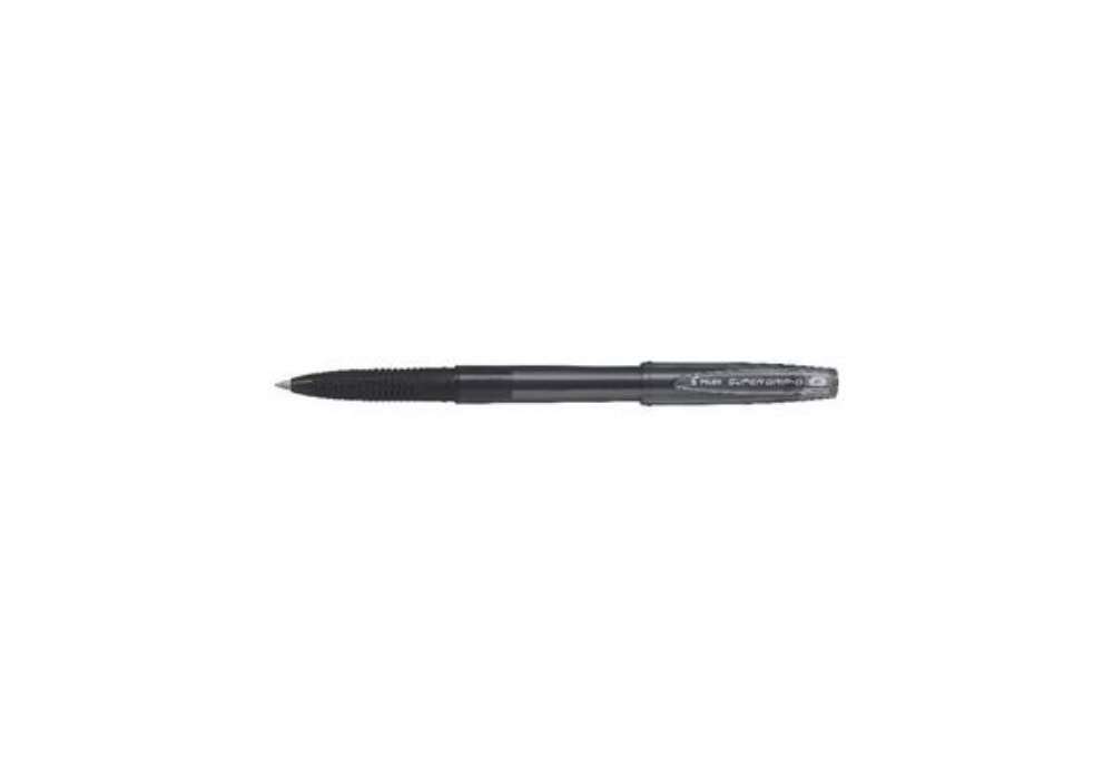 Immagine di Penna a sfera Pilot Super Grip G fine con cappuccio - conf. 12 pezzi - inchiostro nero - 001656