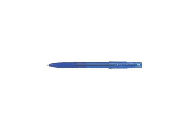 Immagine di Penna a sfera Pilot Super Grip G fine con cappuccio - conf. 12 pezzi - inchiostro blu - 001657
