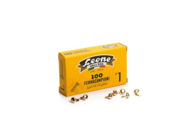 Immagine di Fermacampioni Leone Dell'Era 12 mm in scatola da 100 N° 1 - FC1