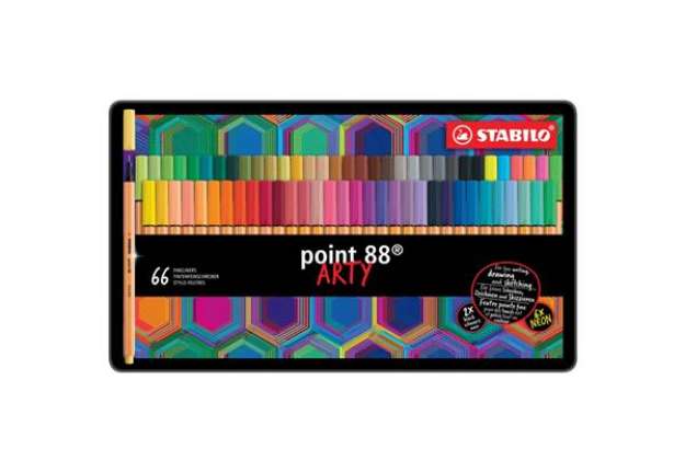 Immagine di Fineliner Stabilo Point 88® 0,4 mm conf. 66 colori assortiti 88/66-031