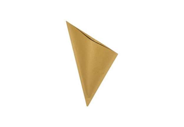 Immagine di Cono in carta paglia politenata Le Nappage idonei al contatto con alimenti grassi conf. 250 pz 25x25