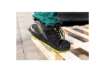 Immagine di Scarpe antinfortunistiche Goodyear in tomaia KPU e mesh GY BLACKBAT S1P nero-verde TG.40 - 729640