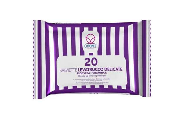 Immagine di Salvietta struccante Delicate - Cotonet - conf. 20 pezzi