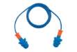 Immagine di Tappi auricolari rilevabili - c/cordino - blu - Deltaplus - conf. 50 pezzi