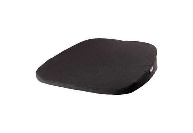 Immagine di Cuscino Breyta Inclinato - 9 x 43 x 43 cm - in tessuto - nero - Fellowes