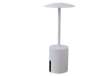 Immagine di Lampada da tavolo Rocket - a led - alluminio - bianco - King Collection