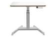 Immagine di Scrivania Compatta Elettrica Sit-Stand - fissa - 80 x 60 x 65 cm - bianco - Leitz