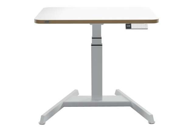 Immagine di Scrivania Compatta Elettrica Sit-Stand - fissa - 80 x 60 x 65 cm - bianco - Leitz