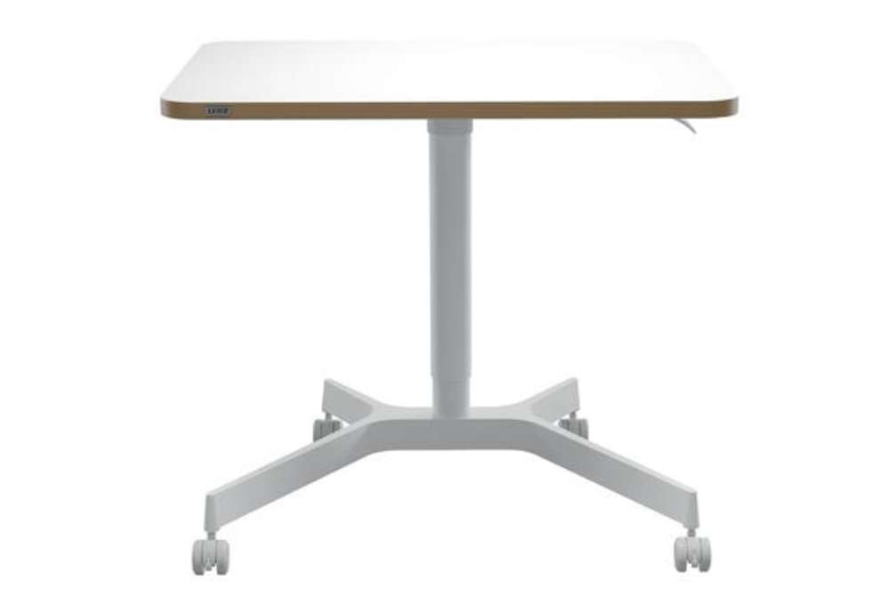 Immagine di Scrivania Compatta pneumatica Sit-Stand - mobile - 80 x 60 x 75-114 cm - bianco - Leitz